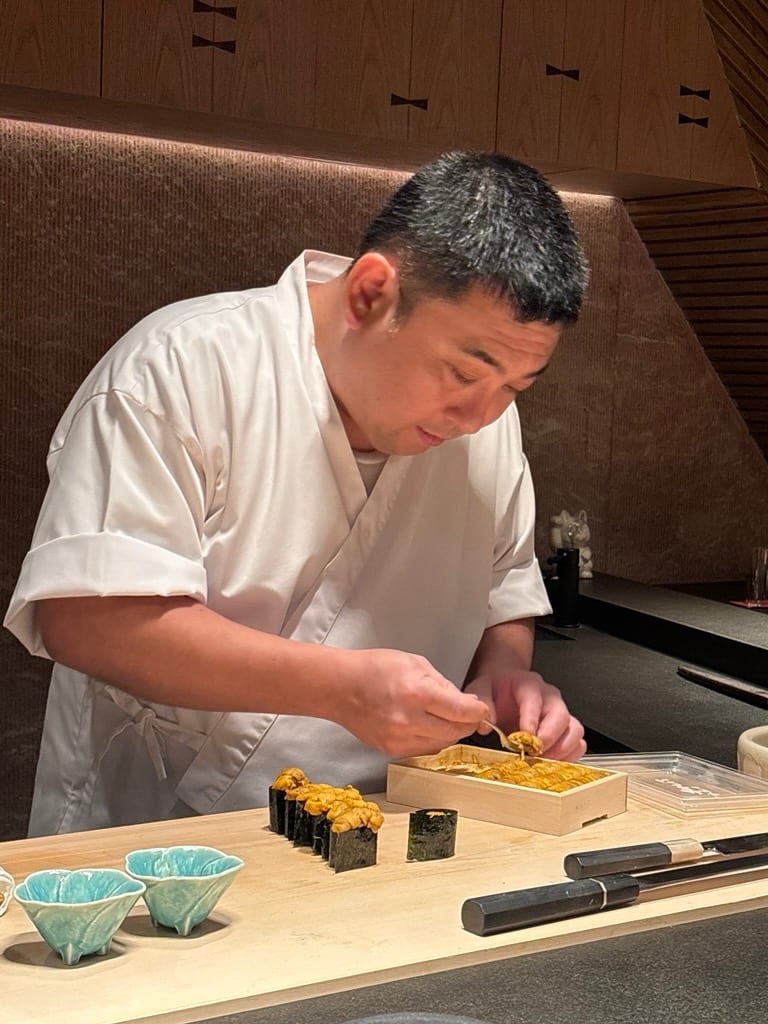 Chef Yusuke Hino at Hinoki